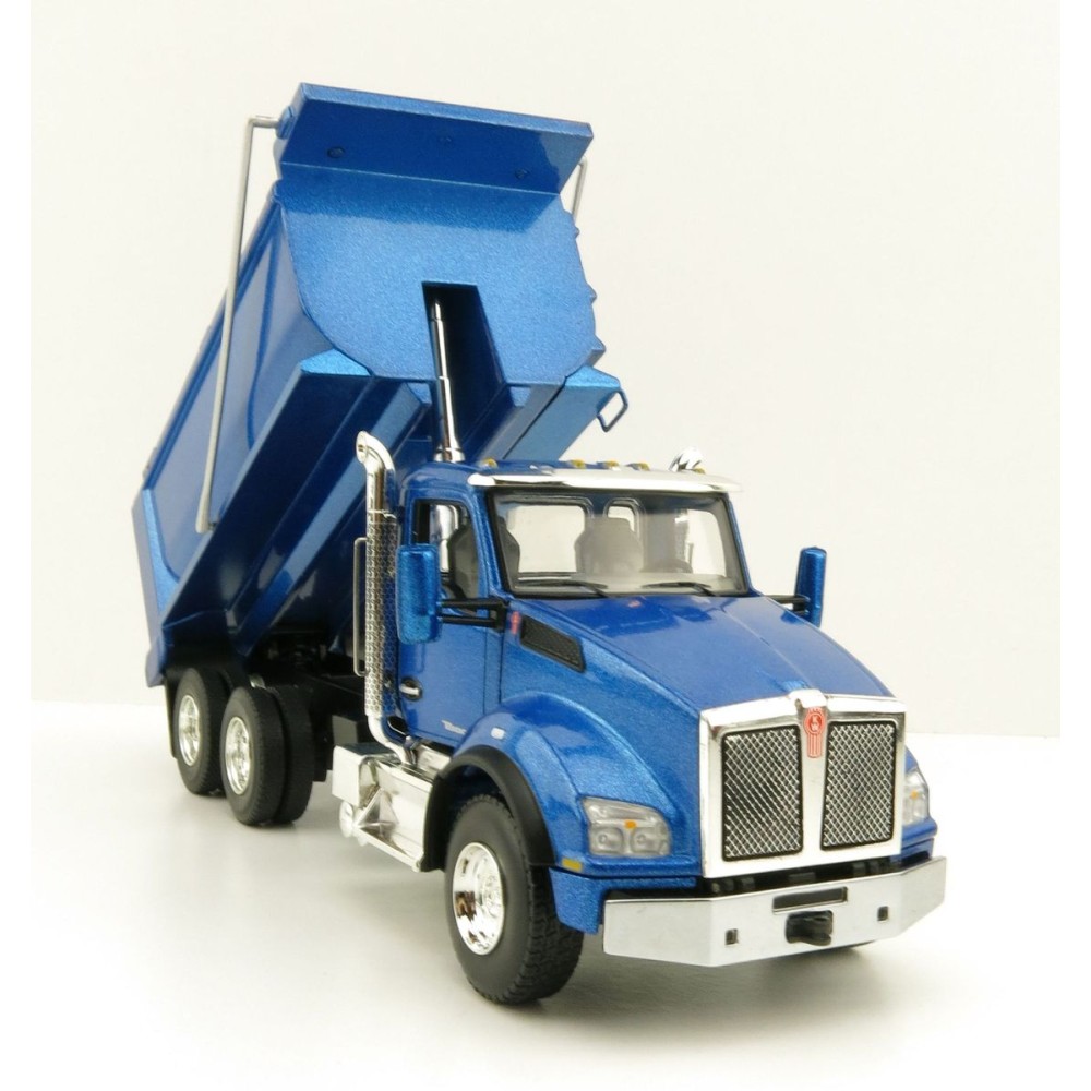 First Gear 50-3470 Kenworth T880 Dump Truck Surf Blue Scale 1:50