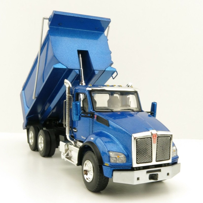First Gear 50-3470 Kenworth T880 Dump Truck Surf Blue Scale 1:50