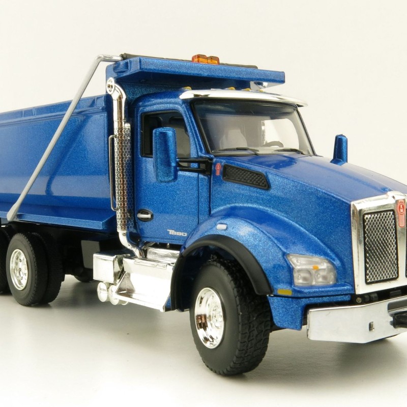 First Gear 50-3470 Kenworth T880 Dump Truck Surf Blue Scale 1:50