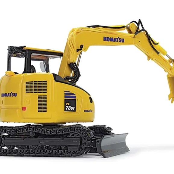 First Gear 50-3474 Komatsu PC78US-11 Excavator Model Diecast Scale 1:50