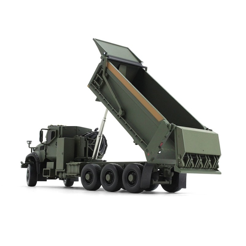 First Gear 50-3493 Green Mack Defense M917A3 Heavy Dump Truck Scale 1:50