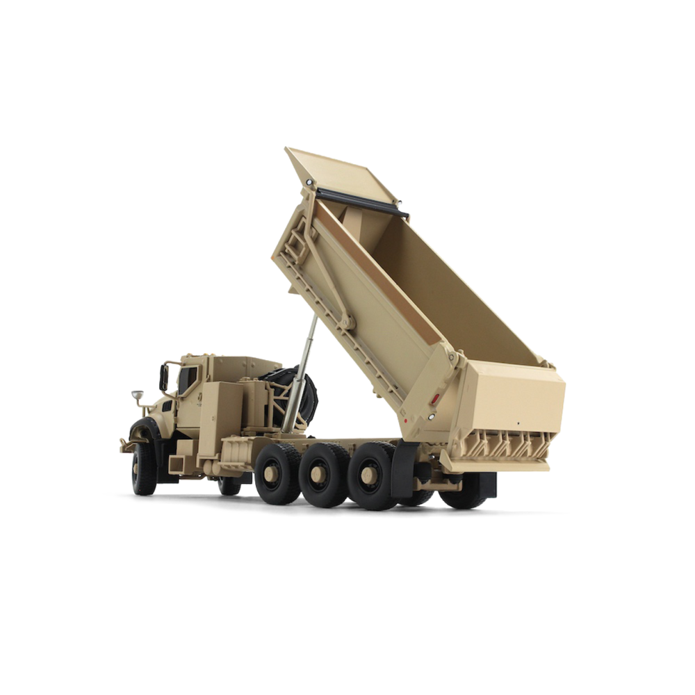 First Gear 50-3495 Tan Mack Defense M917A3 Heavy Dump Truck Scale 1:50