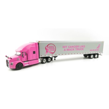 First Gear 59-3423 Mack Anthem Sleeper Truck The Pink Lady with 53' Trailer - Scale 1:50
