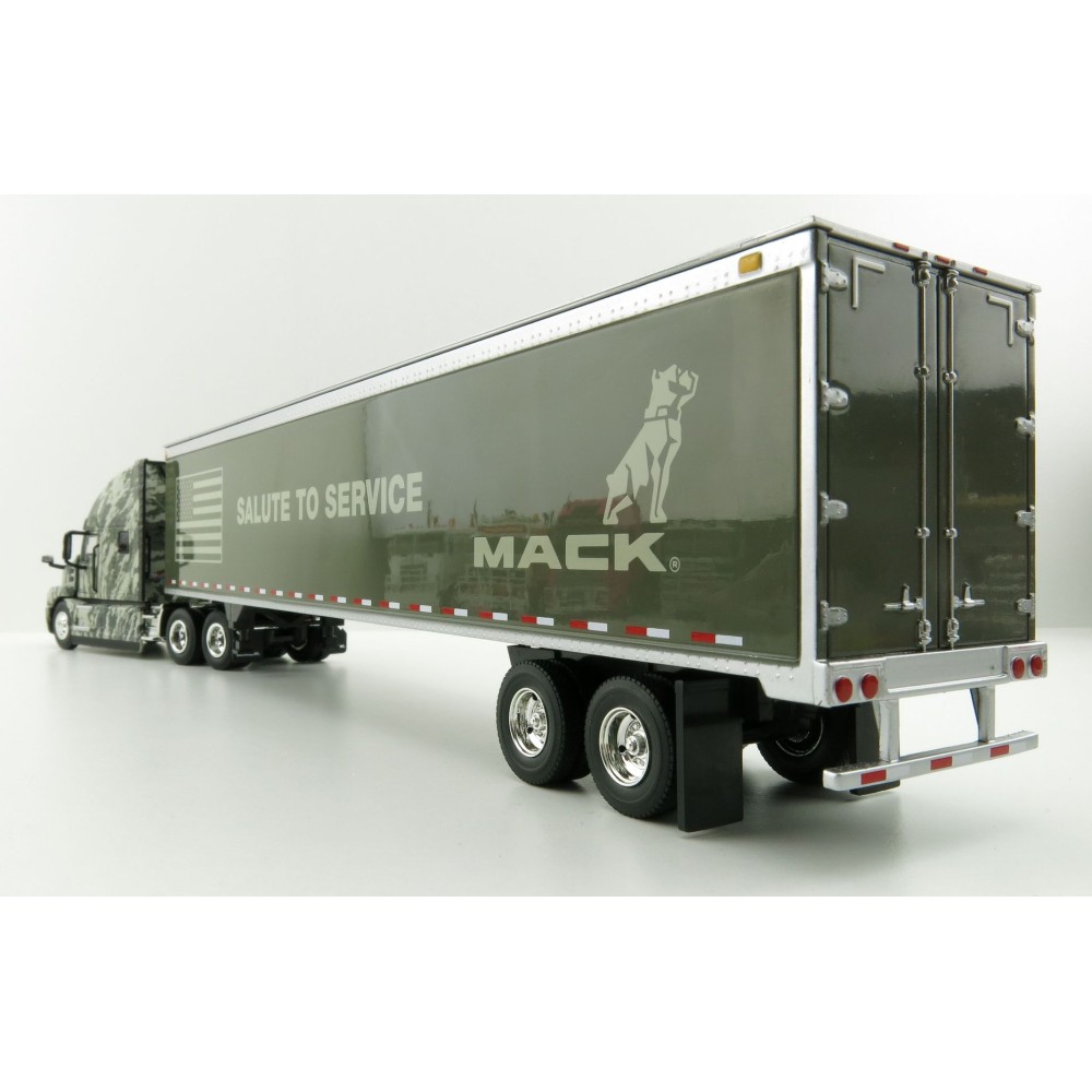 First Gear 59-3424 Mack Anthem Sleeper Truck The SALUTE TO SERVICE US Army with 53' Trailer - Scale 1:50