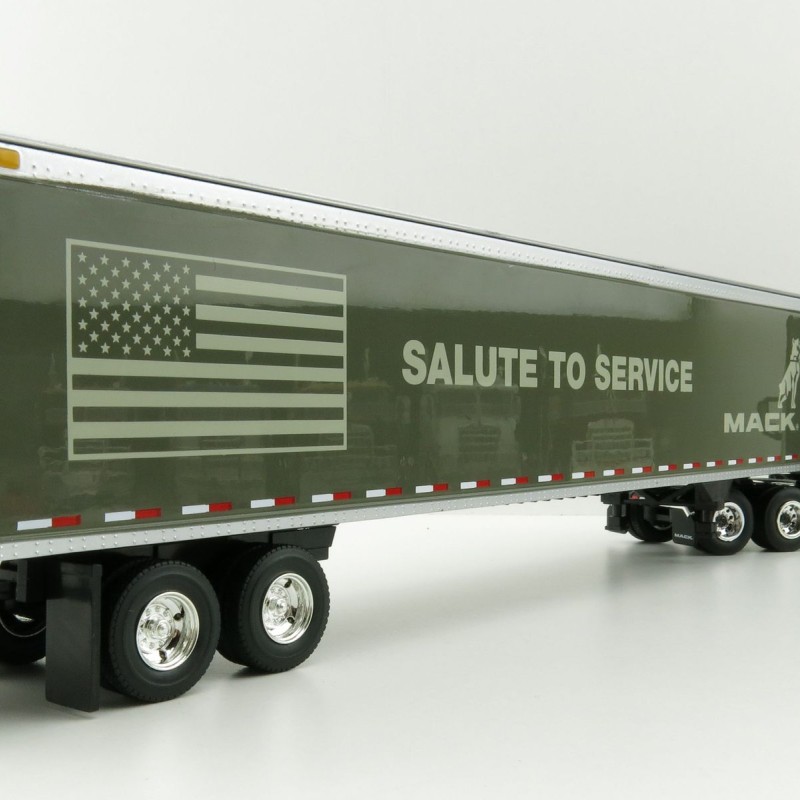First Gear 59-3424 Mack Anthem Sleeper Truck The SALUTE TO SERVICE US Army with 53' Trailer - Scale 1:50