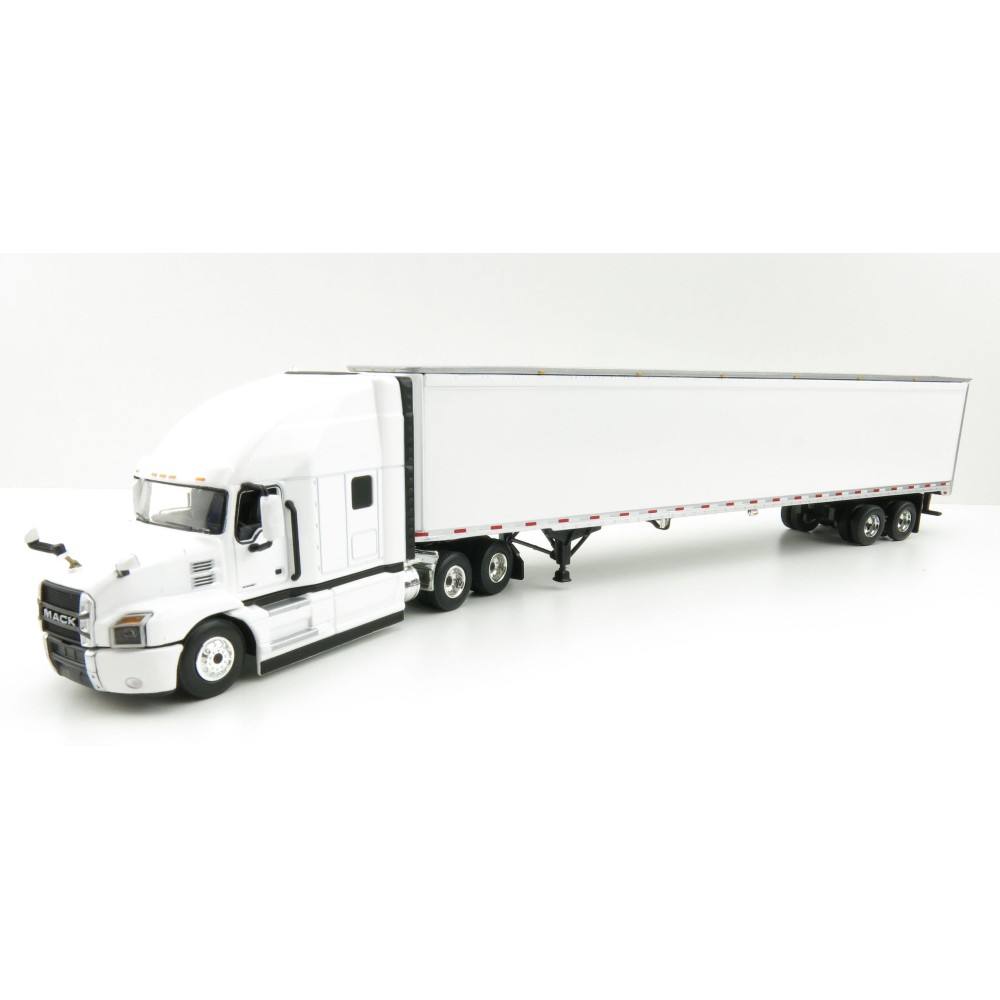 First Gear 60-0367 Mack Anthem Sleeper Cab Truck and 53' Trailer White - Scale 1:64