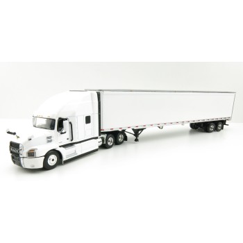 First Gear 60-0367 Mack Anthem Sleeper Cab Truck and 53' Trailer White - Scale 1:64