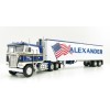 First Gear 60-0846 Kenworth K100 COE Truck and 40' Vintage Reefer Trailer Alexander Trucking - Scale 1:64