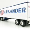 First Gear 60-0846 Kenworth K100 COE Truck and 40' Vintage Reefer Trailer Alexander Trucking - Scale 1:64
