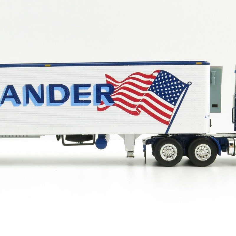 First Gear 60-0846 Kenworth K100 COE Truck and 40' Vintage Reefer Trailer Alexander Trucking - Scale 1:64