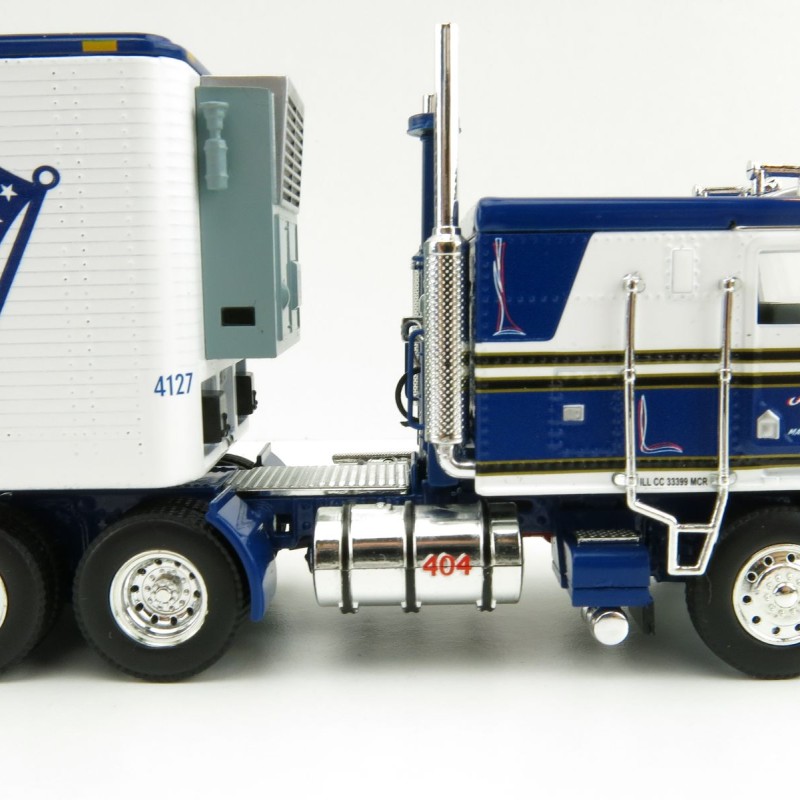 First Gear 60-0846 Kenworth K100 COE Truck and 40' Vintage Reefer Trailer Alexander Trucking - Scale 1:64