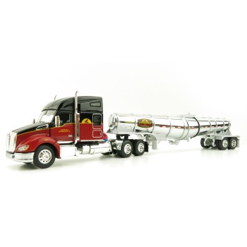 First Gear 60-1041 Kenworth T680 Prime Mover with Polar Tank Trailer - Lonewolf Petroleum - Scale 1:64