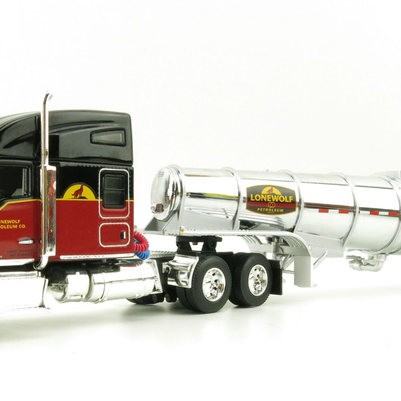 First Gear 60-1041 Kenworth T680 Prime Mover with Polar Tank Trailer - Lonewolf Petroleum - Scale 1:64