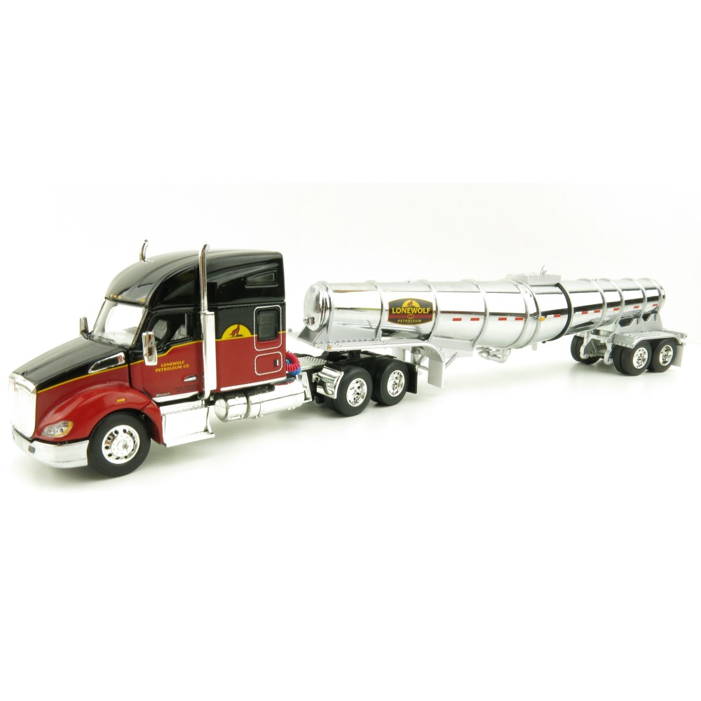 First Gear 60-1041 Kenworth T680 Prime Mover with Polar Tank Trailer - Lonewolf Petroleum - Scale 1:64