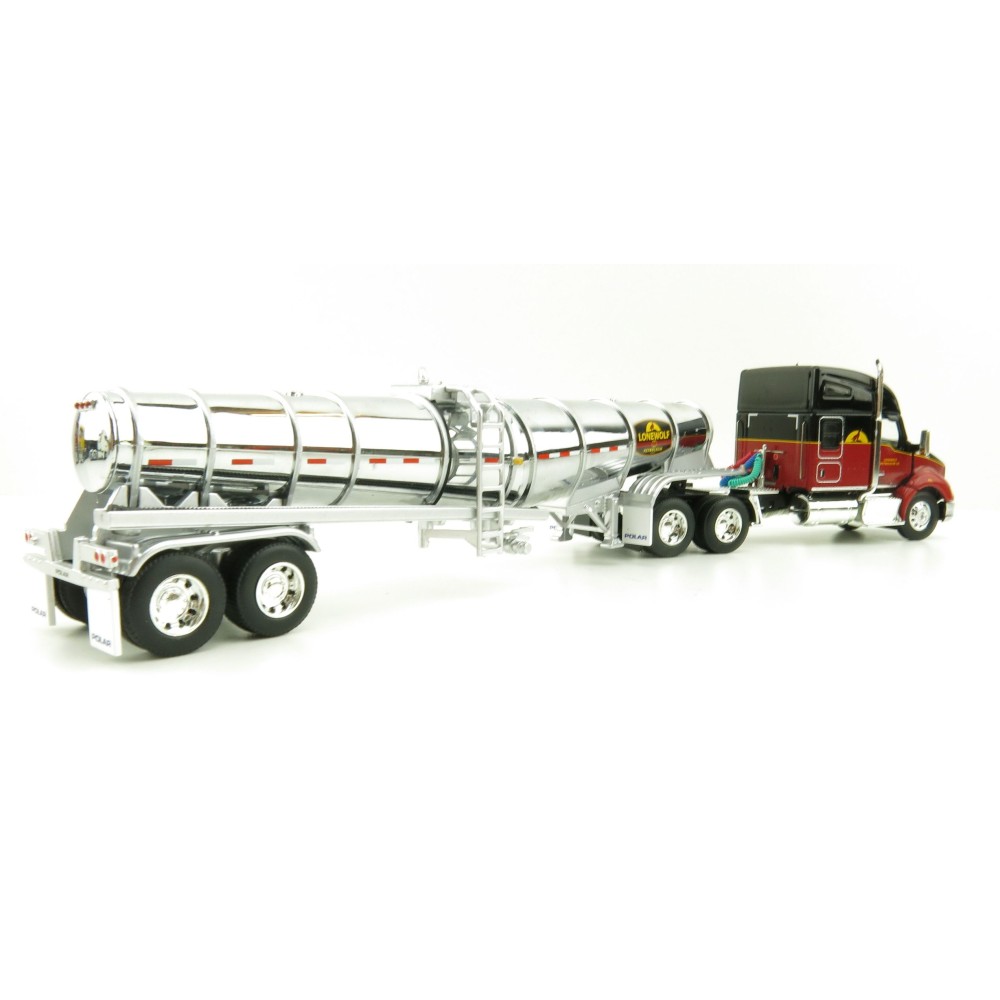 First Gear 60-1041 Kenworth T680 Prime Mover with Polar Tank Trailer - Lonewolf Petroleum - Scale 1:64