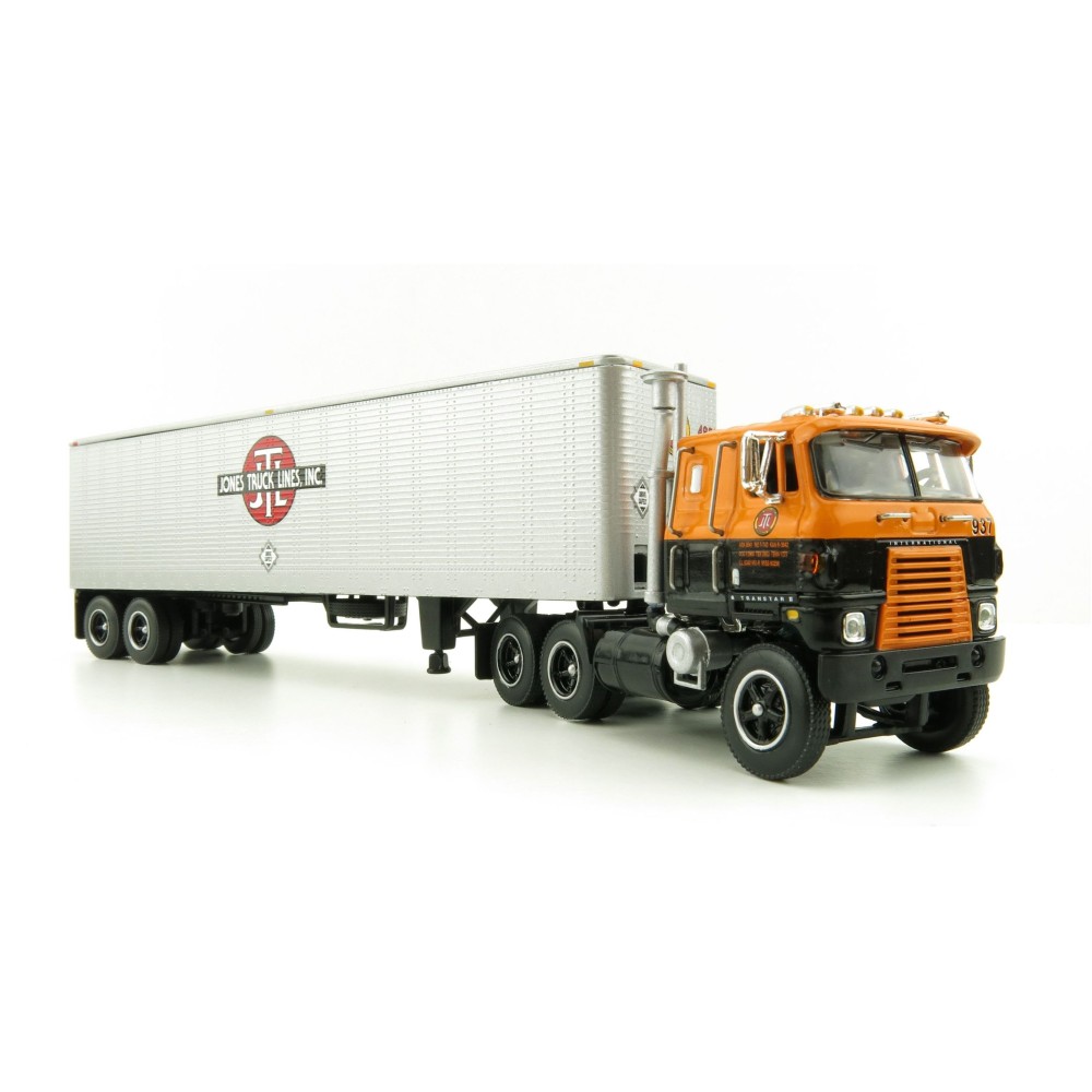 First Gear 60-1067 International TranStar COE Truck with Trailer - JTL Trucking - Scale 1:64