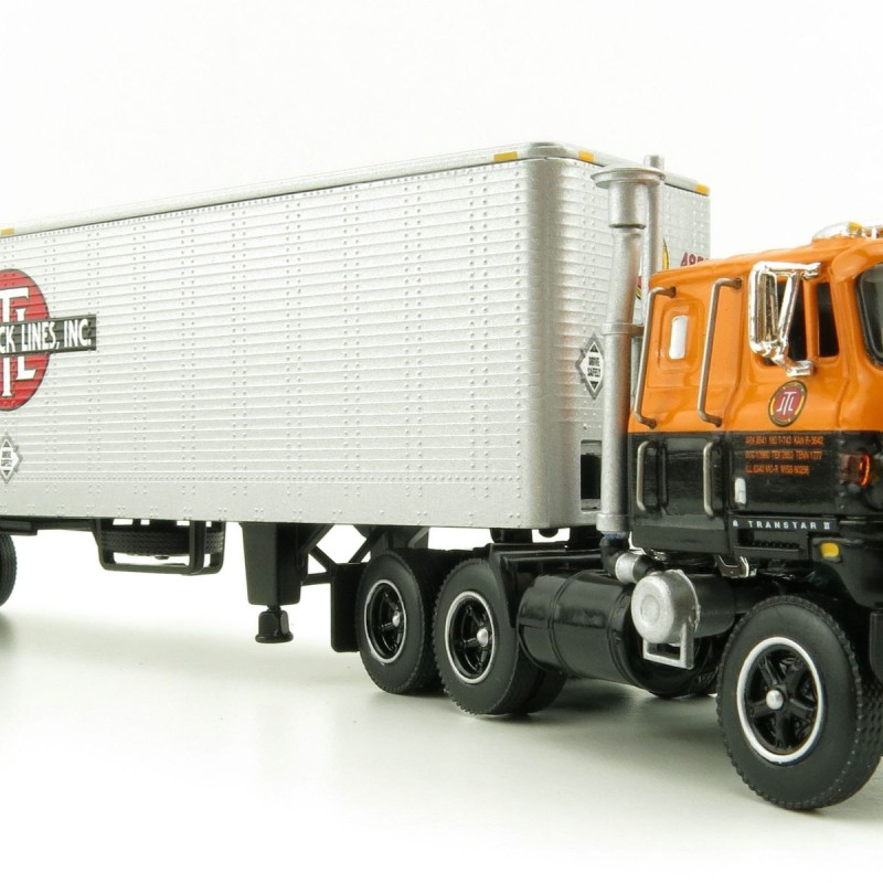 First Gear 60-1067 International TranStar COE Truck with Trailer - JTL Trucking - Scale 1:64