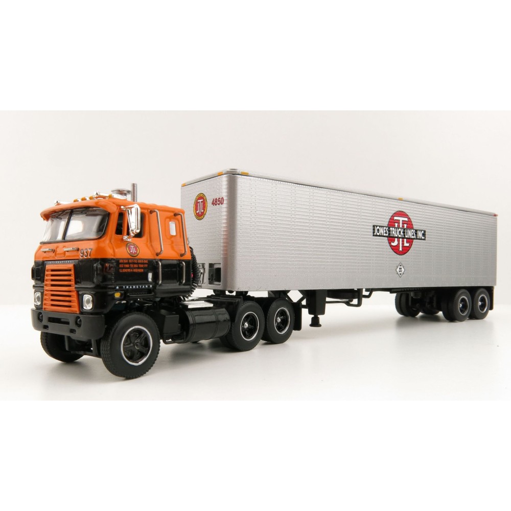 First Gear 60-1067 International TranStar COE Truck with Trailer - JTL Trucking - Scale 1:64