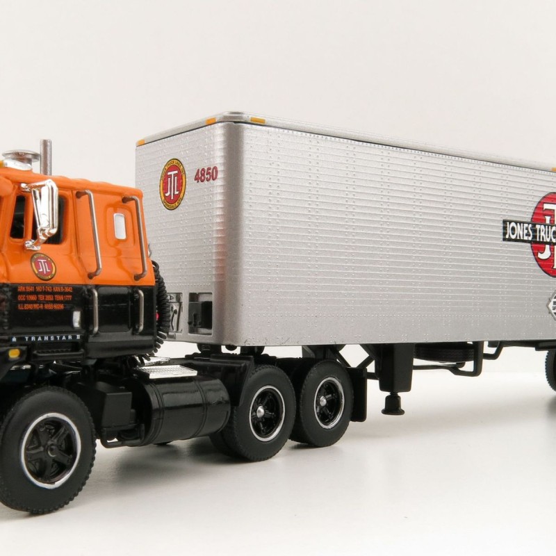First Gear 60-1067 International TranStar COE Truck with Trailer - JTL Trucking - Scale 1:64