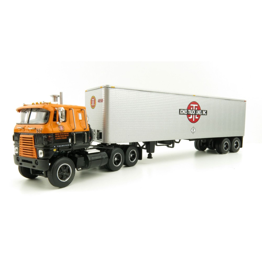 First Gear 60-1067 International TranStar COE Truck with Trailer - JTL Trucking - Scale 1:64