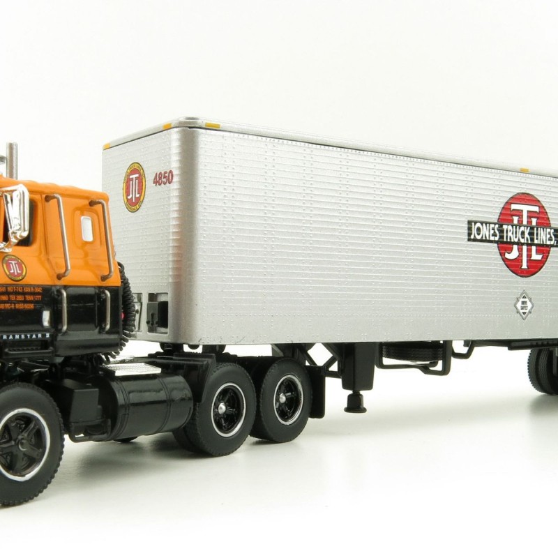 First Gear 60-1067 International TranStar COE Truck with Trailer - JTL Trucking - Scale 1:64