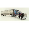 First Gear 60-1204 Kenworth W900A Aerodyne 6x4 Truck with Livestock Trailer - John Wayne: Cattle Company - Scale 1:64