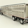 First Gear 60-1204 Kenworth W900A Aerodyne 6x4 Truck with Livestock Trailer - John Wayne: Cattle Company - Scale 1:64