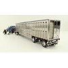 First Gear 60-1204 Kenworth W900A Aerodyne 6x4 Truck with Livestock Trailer - John Wayne: Cattle Company - Scale 1:64
