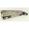 First Gear 60-1204 Kenworth W900A Aerodyne 6x4 Truck with Livestock Trailer - John Wayne: Cattle Company - Scale 1:64