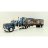 First Gear 60-1206 Kenworth W900A Sleeper 6x4 Truck with 40 FT Vintage Trailer - John Wayne: Comic Edition - Scale 1:64