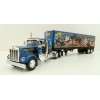 First Gear 60-1206 Kenworth W900A Sleeper 6x4 Truck with 40 FT Vintage Trailer - John Wayne: Comic Edition - Scale 1:64