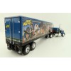 First Gear 60-1206 Kenworth W900A Sleeper 6x4 Truck with 40 FT Vintage Trailer - John Wayne: Comic Edition - Scale 1:64