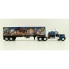 First Gear 60-1206 Kenworth W900A Sleeper 6x4 Truck with 40 FT Vintage Trailer - John Wayne: Comic Edition - Scale 1:64