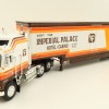 First Gear 60-1226 Kenworth K100 Aerodyne Sleeper Truck with Moving Trailer Imperial Palace - Scale 1:64