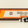 First Gear 60-1226 Kenworth K100 Aerodyne Sleeper Truck with Moving Trailer Imperial Palace - Scale 1:64