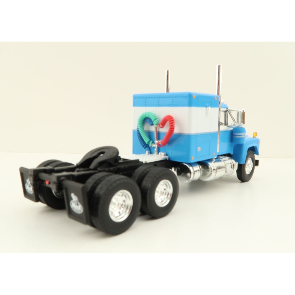 First Gear 60-1250 Mack R Model with Sleeper Bunk Truck Trio Set Red, Blue & Yellow  - Scale 1:64
