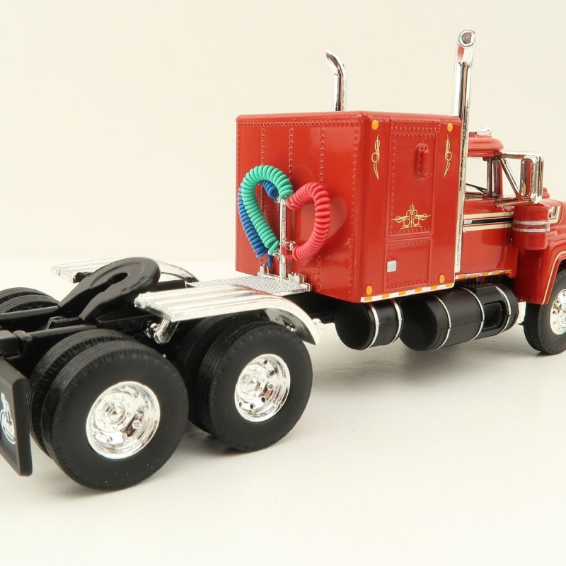 First Gear 60-1250 Mack R Model with Sleeper Bunk Truck Trio Set Red, Blue & Yellow  - Scale 1:64