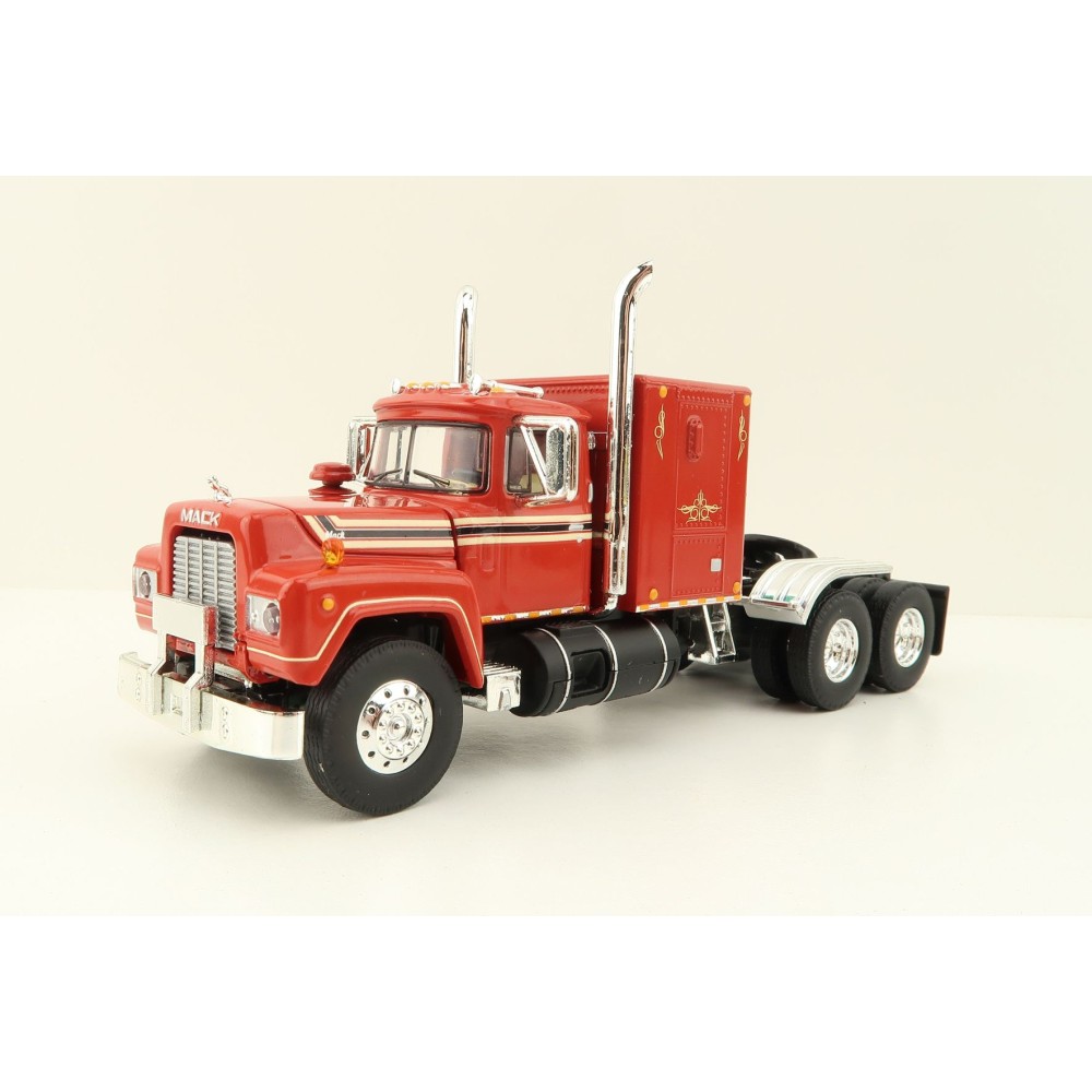 First Gear 60-1250 Mack R Model with Sleeper Bunk Truck Trio Set Red, Blue & Yellow  - Scale 1:64