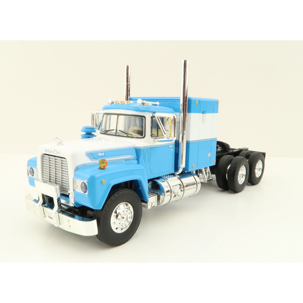First Gear 60-1250 Mack R Model with Sleeper Bunk Truck Trio Set Red, Blue & Yellow  - Scale 1:64