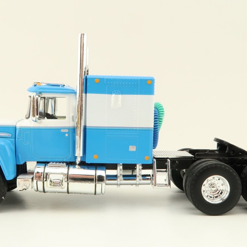 First Gear 60-1250 Mack R Model with Sleeper Bunk Truck Trio Set Red, Blue & Yellow  - Scale 1:64