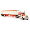 First Gear 60-1265 Kenworth W900A 6x4 Truck with 3axle Grain Trailer Orange Peal - Scale 1:64