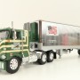 First Gear 60-1428 Peterbilt Model 352 COE Truck with Reefer Trailer - Greenstein Trucking Company - Scale 1:64