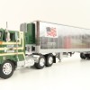 First Gear 60-1428 Peterbilt Model 352 COE Truck with Reefer Trailer - Greenstein Trucking Company - Scale 1:64