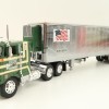 First Gear 60-1428 Peterbilt Model 352 COE Truck with Reefer Trailer - Greenstein Trucking Company - Scale 1:64