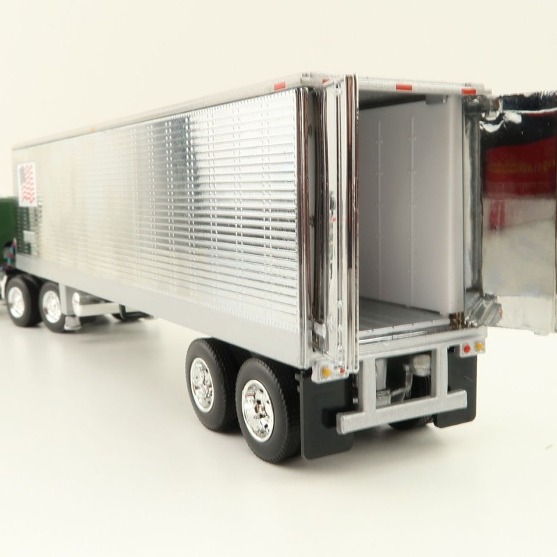 First Gear 60-1428 Peterbilt Model 352 COE Truck with Reefer Trailer - Greenstein Trucking Company - Scale 1:64