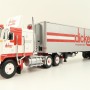 First Gear 60-1596 Kenworth K100 COE Truck with Reefer Trailer - Dickey Transport - Scale 1:64 