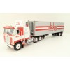 First Gear 60-1596 Kenworth K100 COE Truck with Reefer Trailer - Dickey Transport - Scale 1:64 