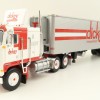 First Gear 60-1596 Kenworth K100 COE Truck with Reefer Trailer - Dickey Transport - Scale 1:64 