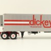 First Gear 60-1596 Kenworth K100 COE Truck with Reefer Trailer - Dickey Transport - Scale 1:64 