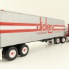 First Gear 60-1596 Kenworth K100 COE Truck with Reefer Trailer - Dickey Transport - Scale 1:64 